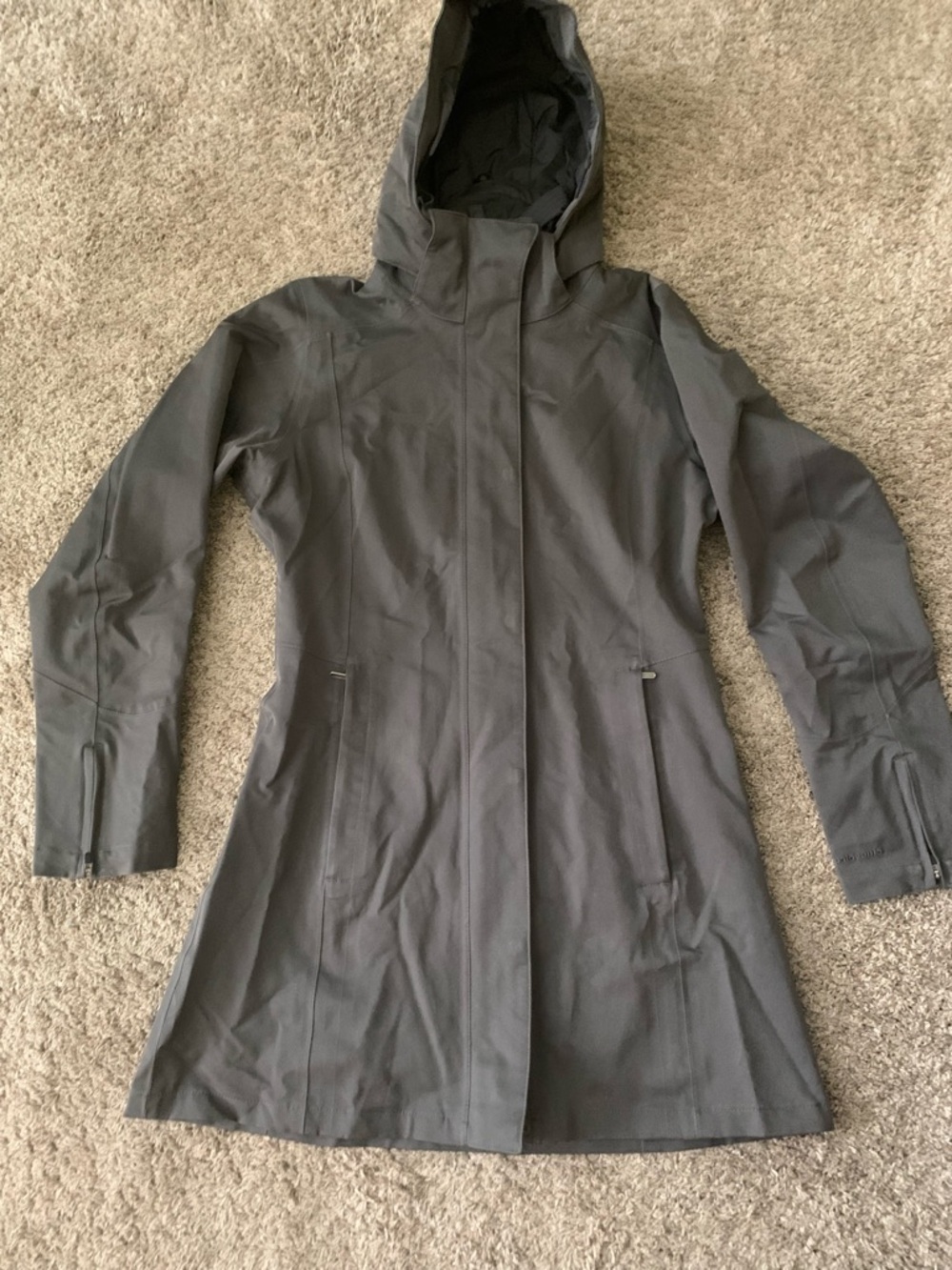 Patagonia Women's Hooded Trench Coat - Gray